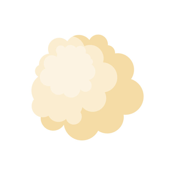 爆米花孤立空气玉米一卡通风格图片下载