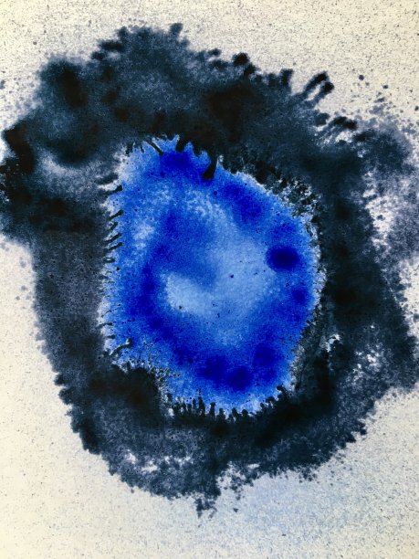 吹塑艺术绘画的特写图片下载