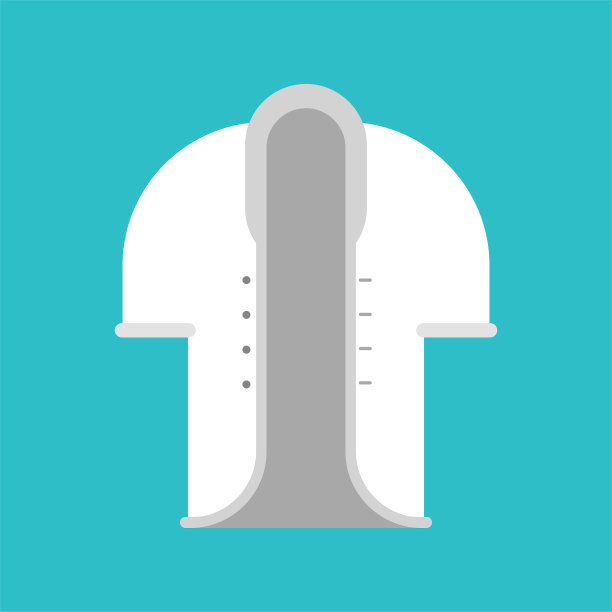 白人男子穿隔离斗篷图片下载