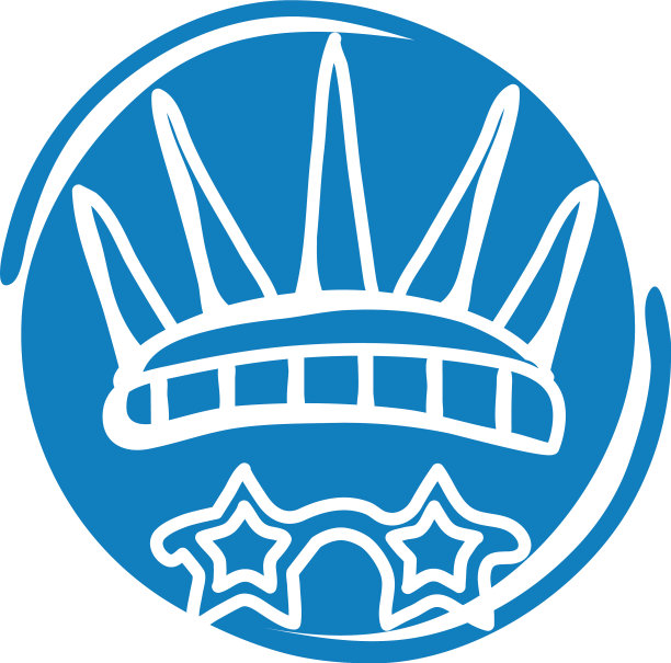 纽约自由女神像的皇冠和玻璃块图片下载