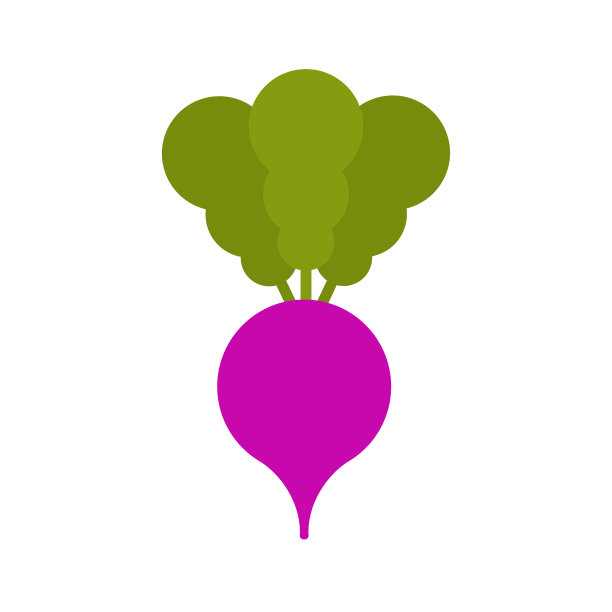 萝卜孤立卡通式蔬菜图片下载