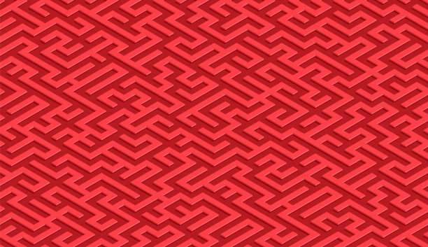 迷宫图案抽象背景与迷宫为海报或墙纸图片下载