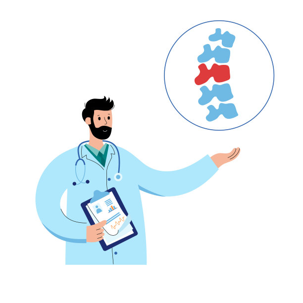 脊柱标志模板图片下载