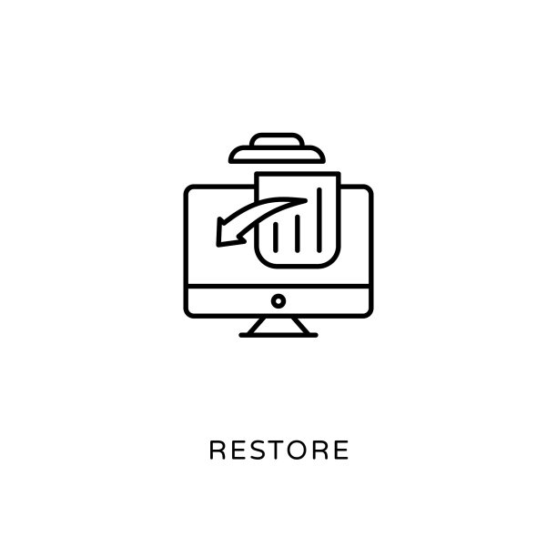 恢复矢量图标。标识图片下载