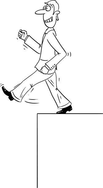 漫画卡通自信的人或商人图片下载