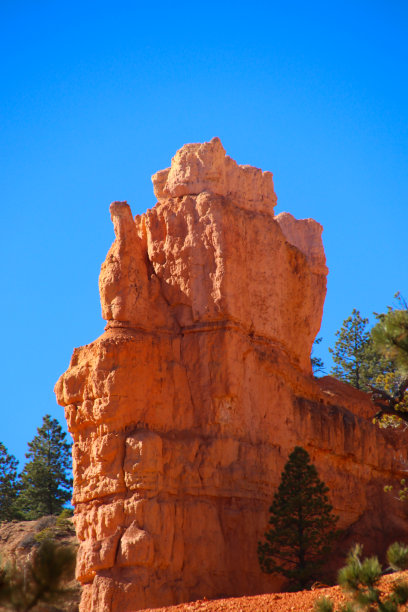 美国犹他州布莱斯峡谷国家公园奇妙的红色胡芦巴和明亮的光线图片下载