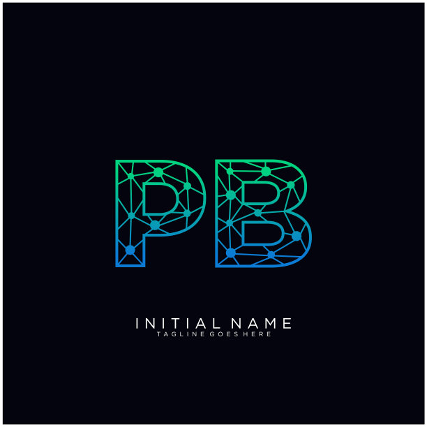 Pb字母标志图标设计模板元素图片下载