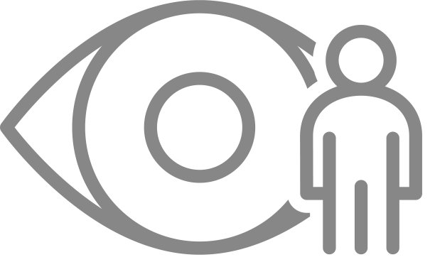 人眼配人线图标的人眼视觉系统图片下载