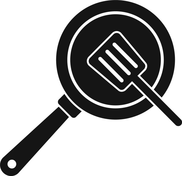 煎锅的烹饪风格简单图标图片下载