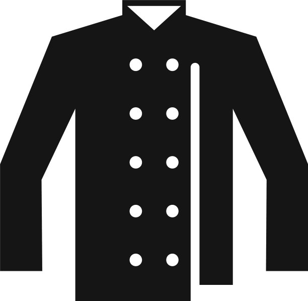 厨师厨师衬衫图标简单的风格图片下载