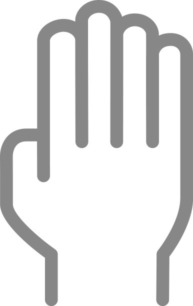 人的手线图标打开手掌手势符号图片下载