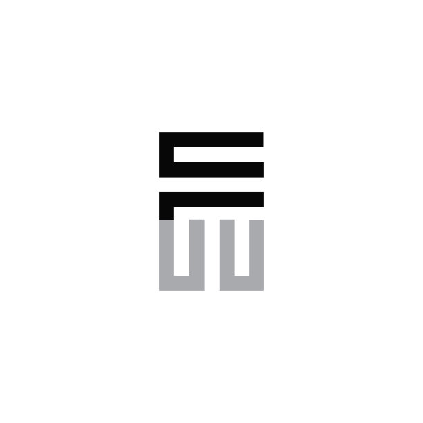 首字母FW或WF标志设计模板图片下载