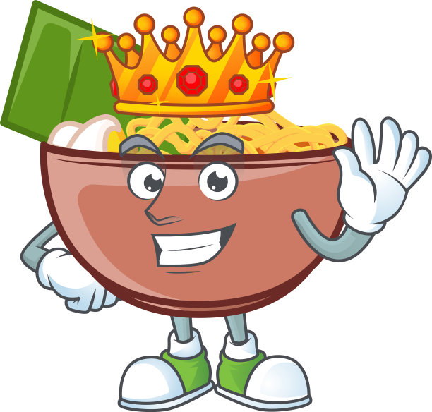 一个极具魅力的卡通面王图片下载