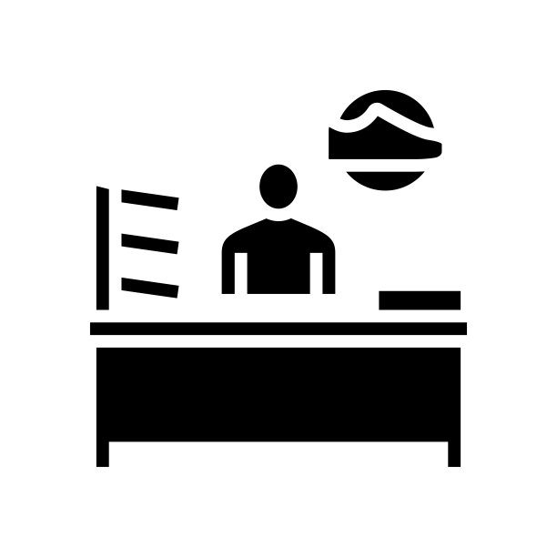 鞋销售商字形图标向量黑色插图图片下载