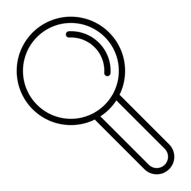 放大镜图标。搜索、放大信号。放大镜的象征。图片下载