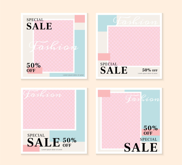 优雅的销售和折扣促销图片下载