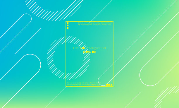 最小的几何背景。渐变形状组成。适用于礼品卡，海报在墙上海报模板，登陆页面，ui, ux，封面，横幅，社交媒体张贴图片下载