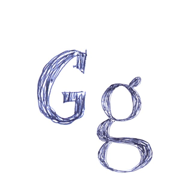 用蓝色圆珠笔手写的字母。一个独特的字体。图片下载