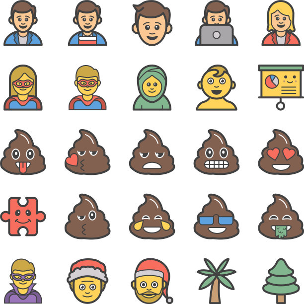 表情符号图标包图片下载