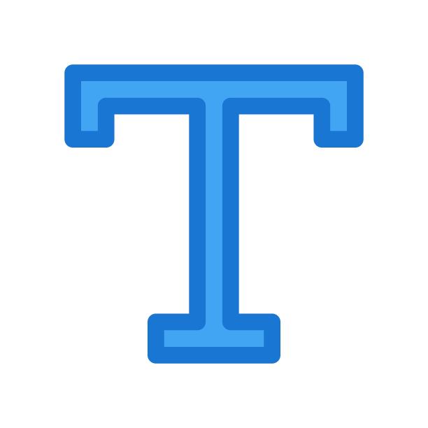 字体类型矢量图标孤立在白色背景上。图片下载