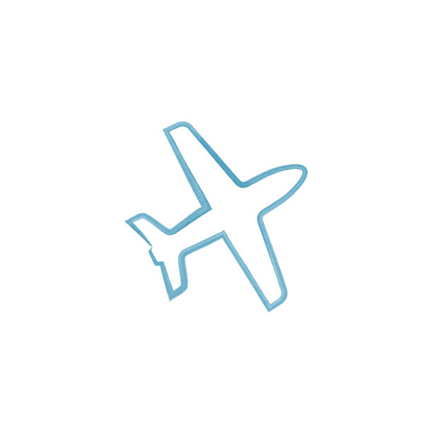 手绘飞行飞机矢量图标孤立的背景。手绘飞行飞机图标。飞行飞机草图图标的信息图表，网站或应用程序。图片下载