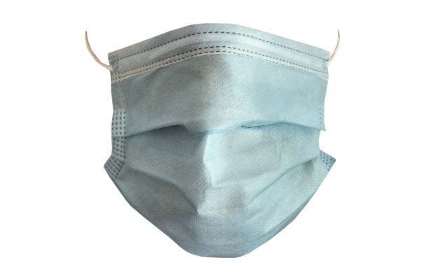 白色背景的外科口罩图片下载