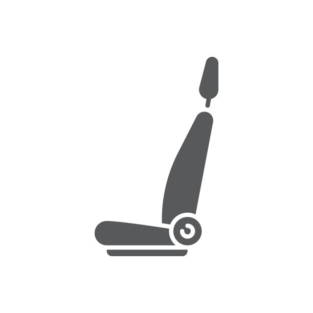 汽车座椅图标符号孤立的白色背景图片下载