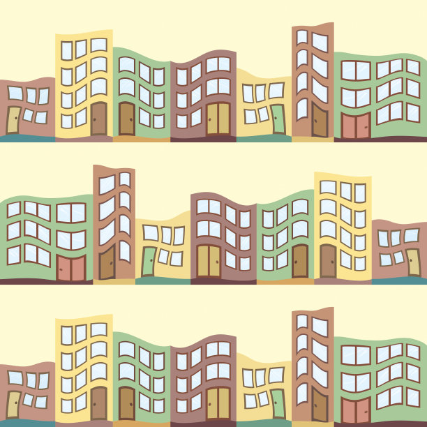 无缝模式与房屋图片下载