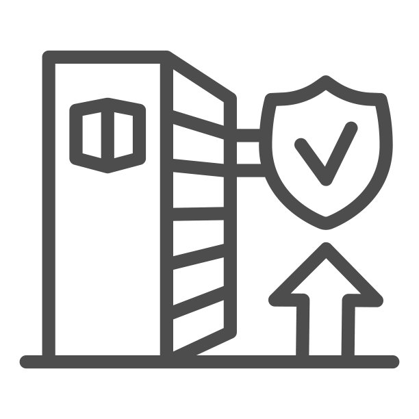 自动化仓库货架线图标智能家居图片下载