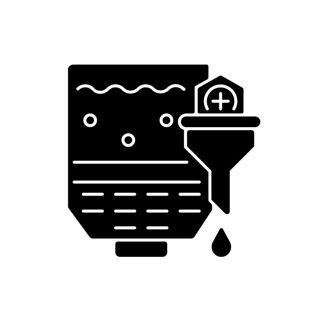 捣碎黑色字形图标图片下载