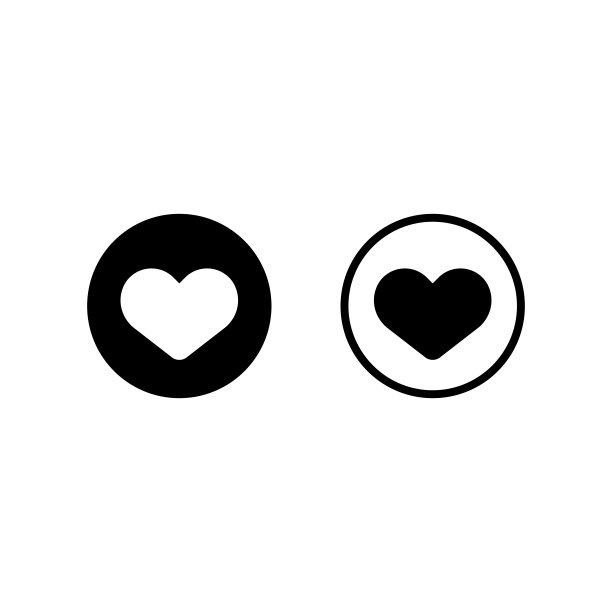 像图标。心的迹象。社交媒体用户概念。向量EPS 10。在白色背景上隔离图片下载