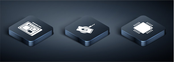 设置等距图形平板处理器图片下载