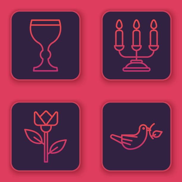 置线葡萄酒杯鲜花郁金香烛台图片下载