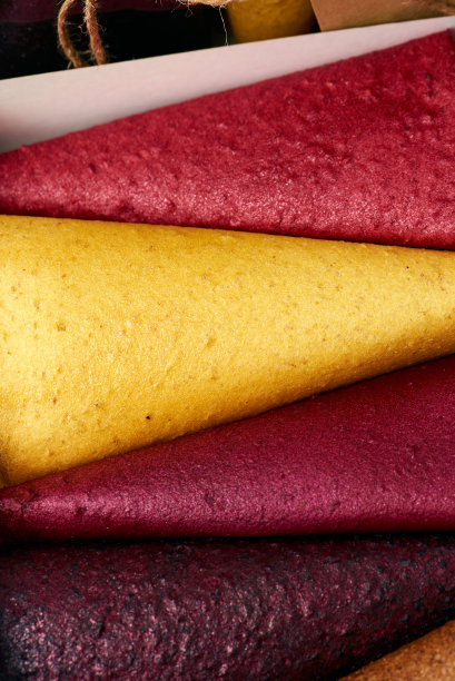 水果菱形特写在工艺纸盒图片下载