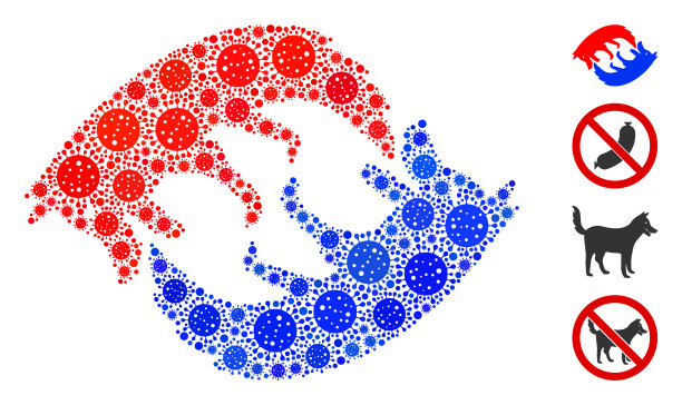 狗食狗花叶冠状病毒物品图片下载