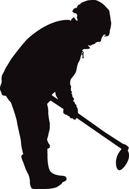 劳动妇女的剪影图片下载