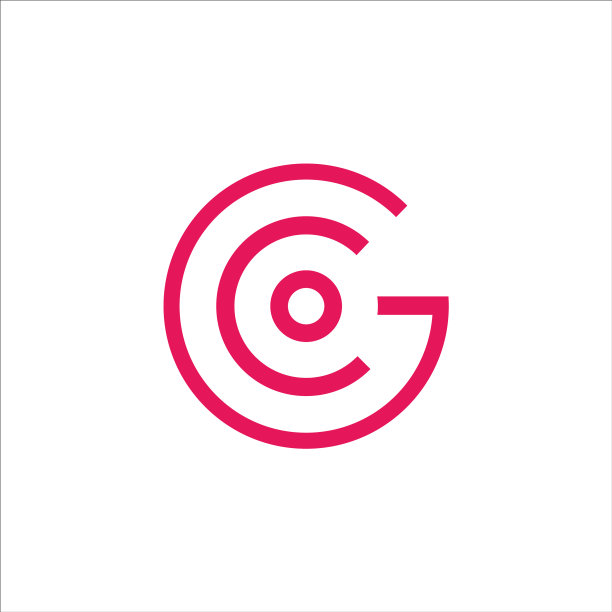 首字母GC或CG标志设计模板图片下载