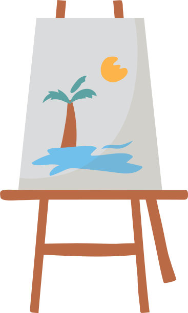 帆布上的热带图片孤立图标设计图片下载