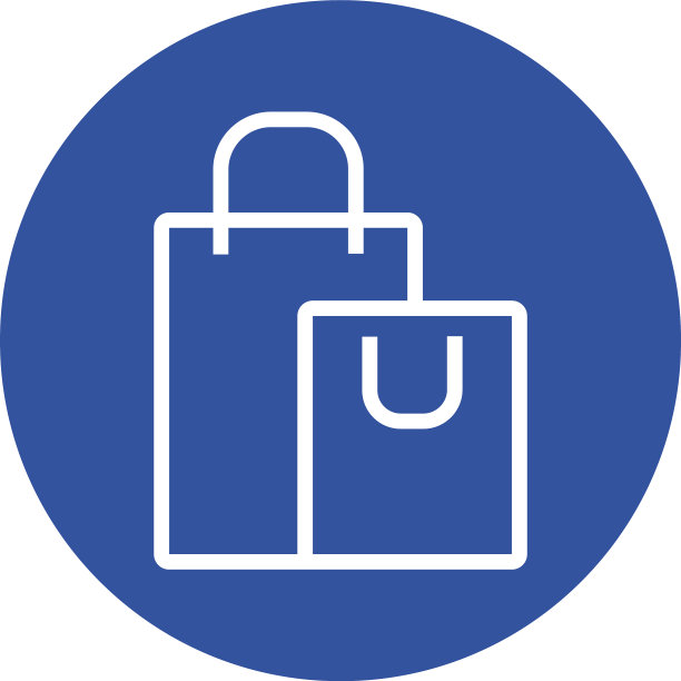 纸质购物袋块式图片下载