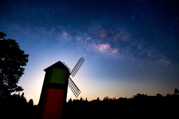 银河系的夜空图片下载