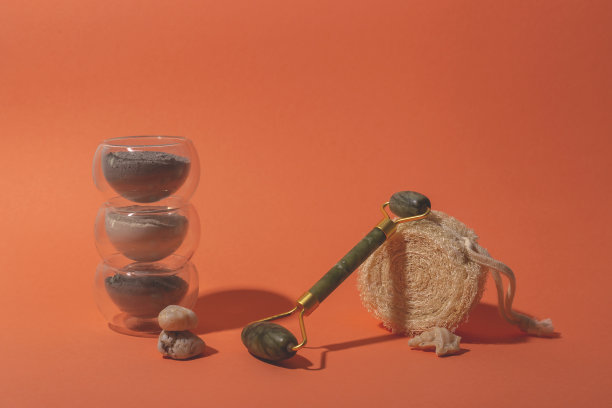 个人护理产品和项目。静物画图片下载