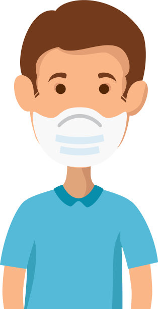 人使用口罩隔离图标图片下载