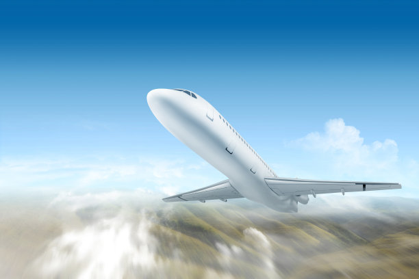 飞机在空中飞行图片下载