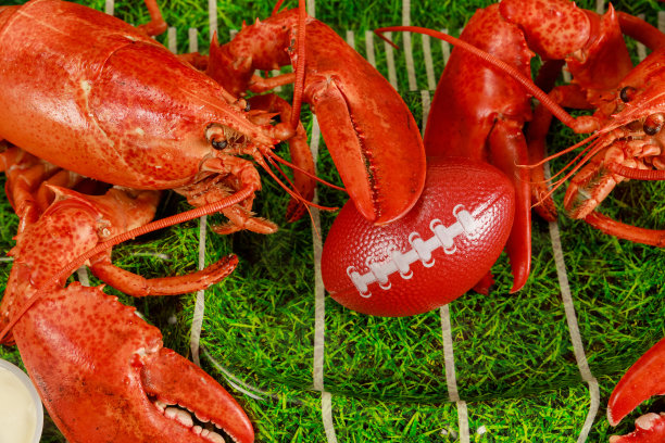 美式足球比赛的食物组成。图片下载