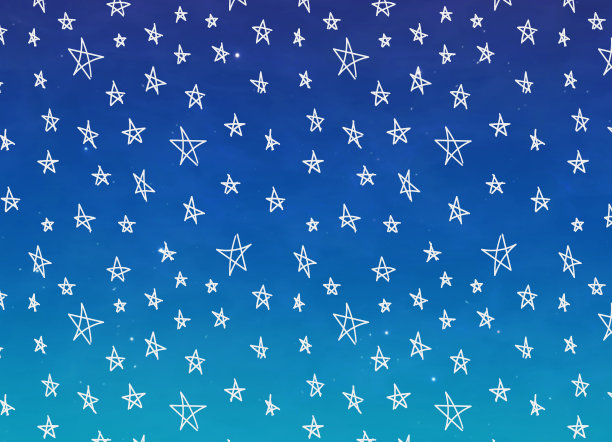 深蓝色的夜空，星星点点图片下载