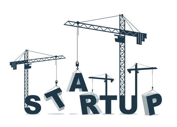 施工起重机建立启动词概念图片下载