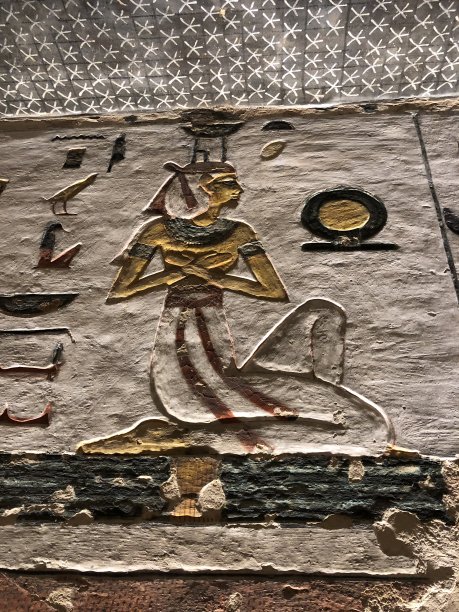 帝王谷的埃及象形文字图片下载