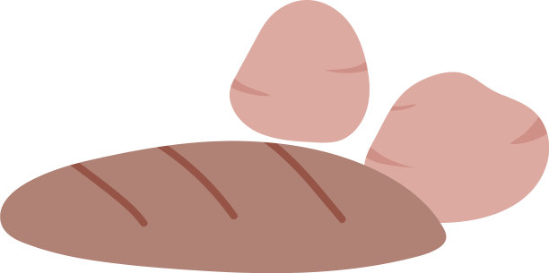 面包烘焙食品孤立图标设计图片下载