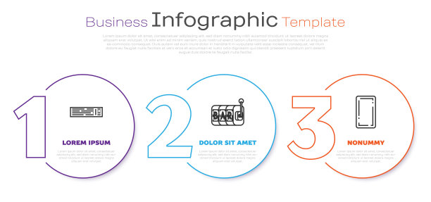 套线扑克牌，老虎机和扑克牌背面。业务信息模板。向量图片下载