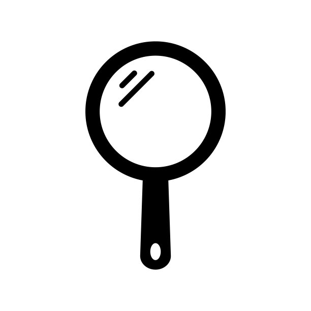 镜像图标，标志孤立在白色背景图片下载